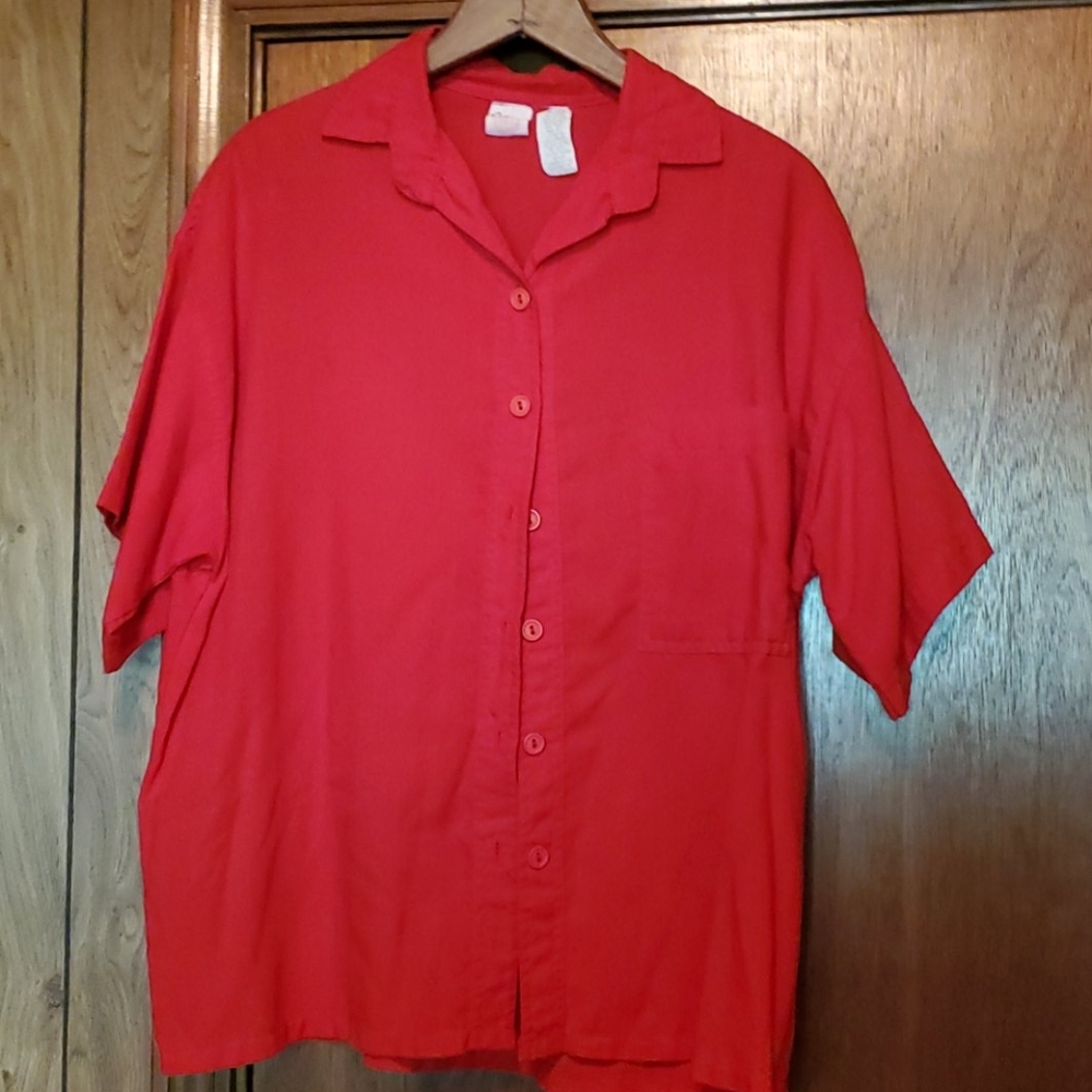 One Stop Medium Red Blouse